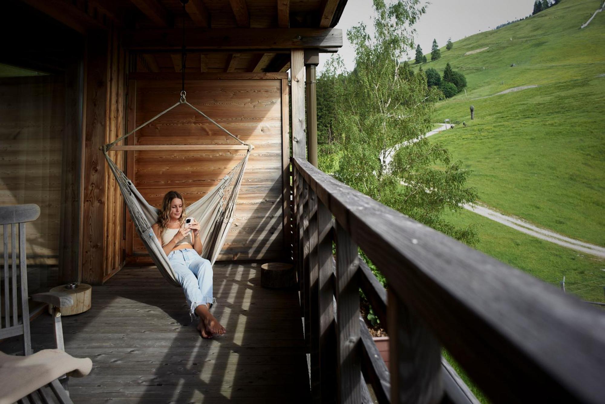 Holzhotel Forsthofalm Leogang Exterior photo
