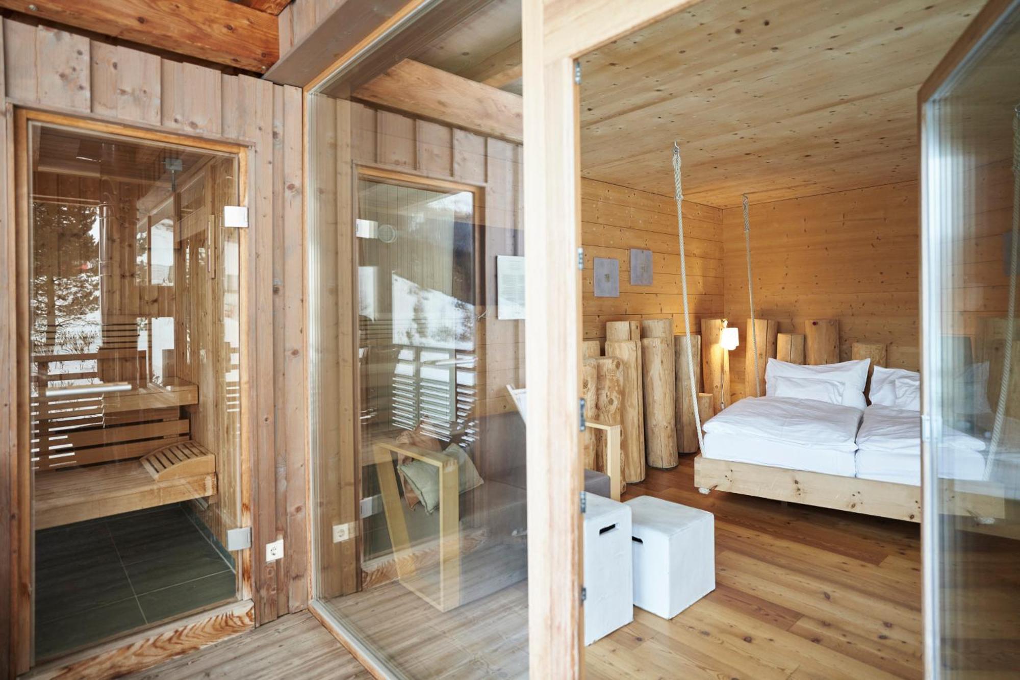 Holzhotel Forsthofalm Leogang Exterior photo